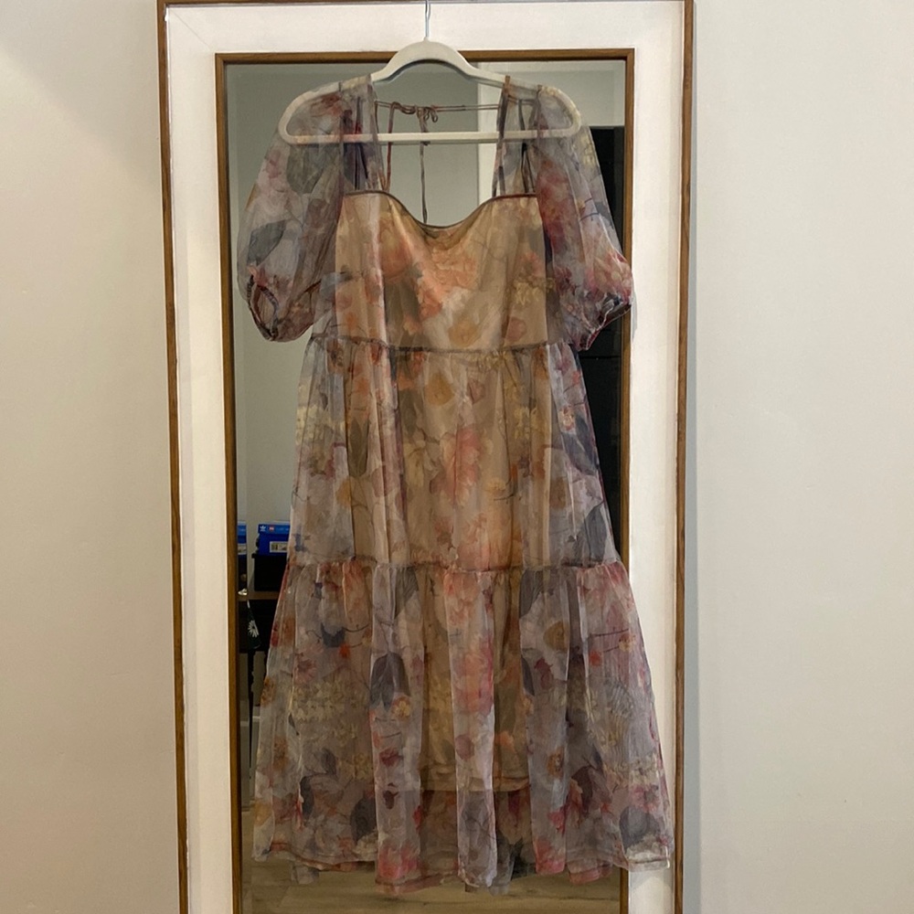 New with out tags H&M flora dress!